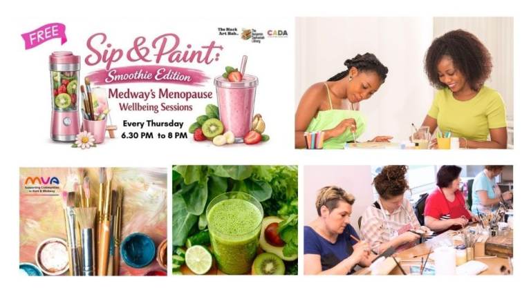 FREE Sip & Paint: Smoothie Edition  - Medway women  navigating perimenopause & menopause