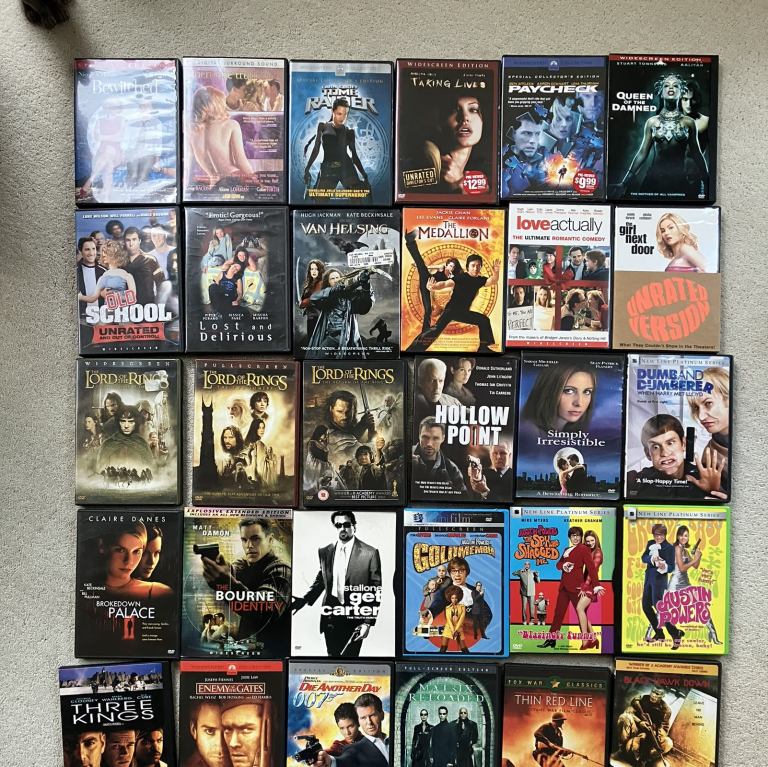 33 Action/Comedy/ Crime/Drama/Thriller DVDs – Region 1. £1 each