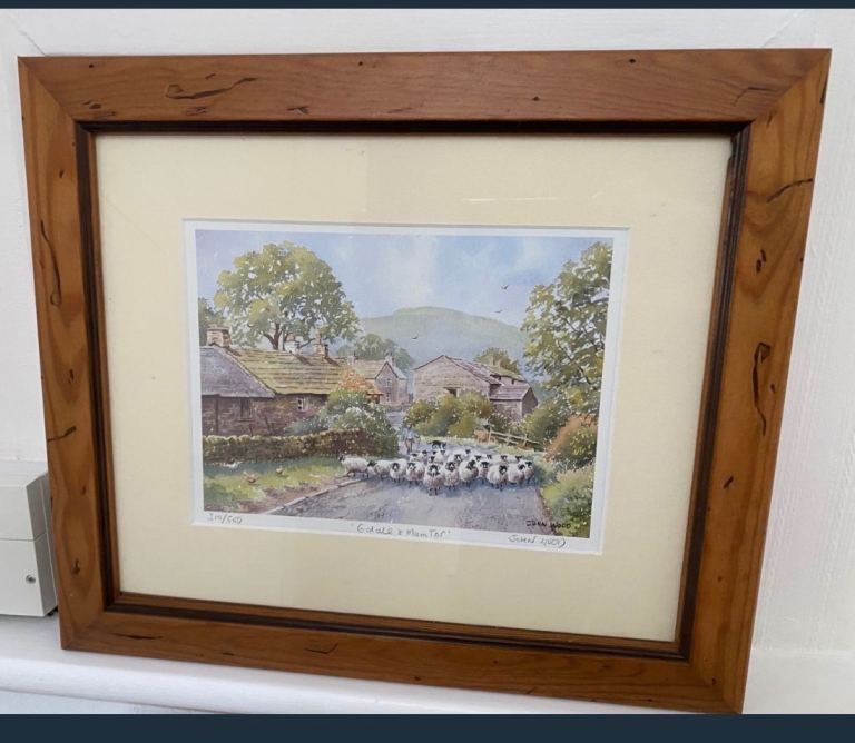 Title “Oh Dear” he’s in love again Artist June Crawshaw  Signed   