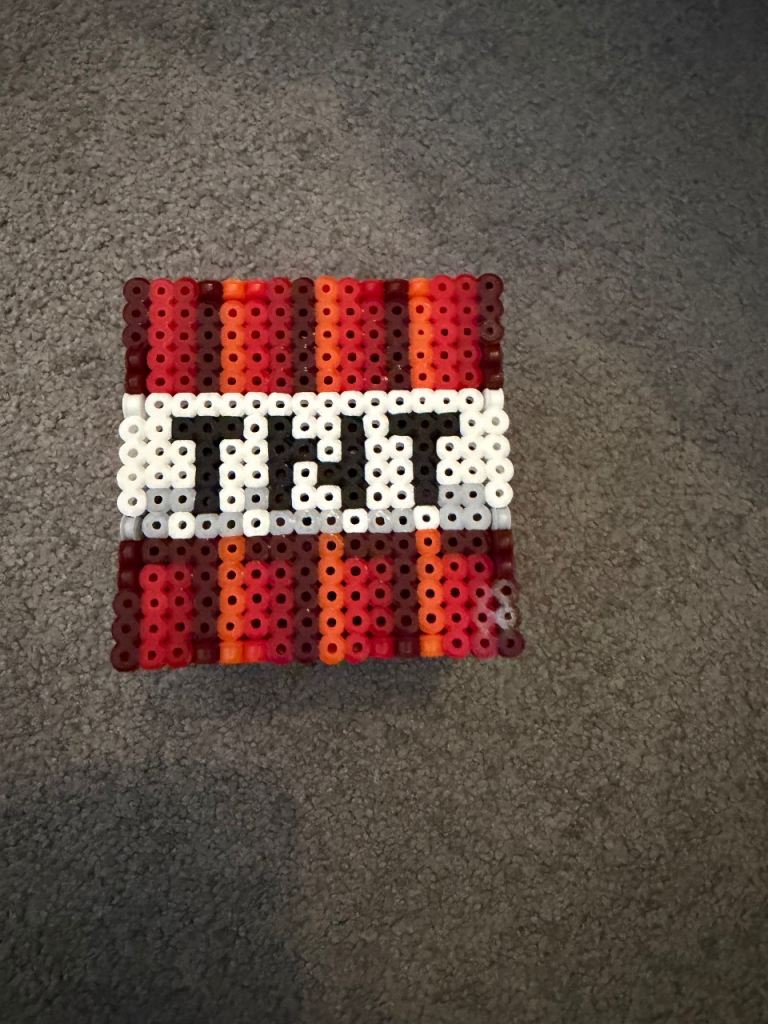 Minecraft photograph frame and TNT money box