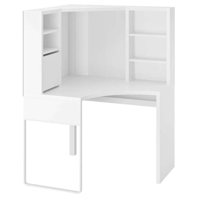 Brand New Computer Desk Workstation Corner White