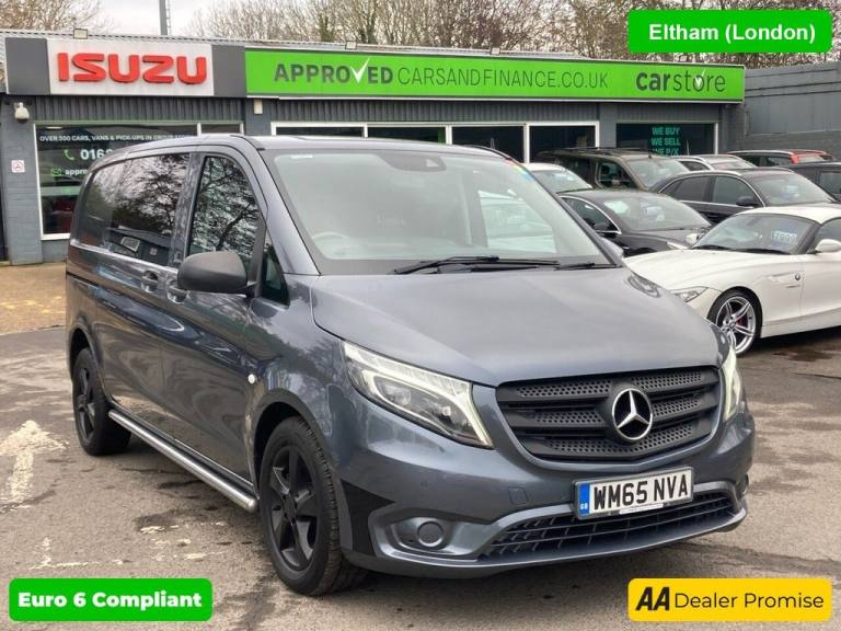 2016 Mercedes-Benz Vito Grey 2.1 119 CDI BlueTEC Sport Crew Van, 78,600 miles, 2 owners, Euro 6 U...