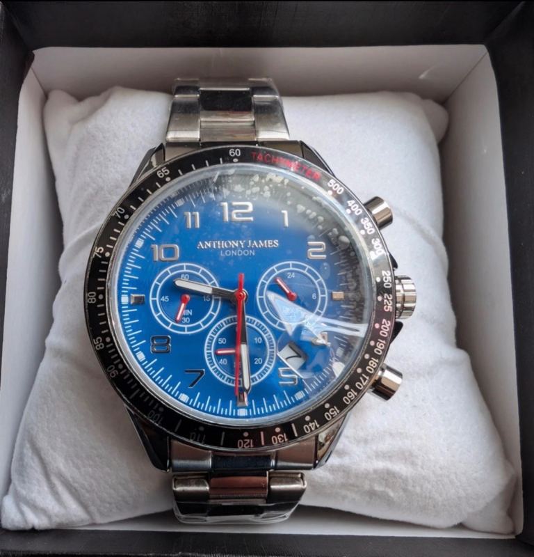 Anthony James of London Chronograph Watch BNWT
