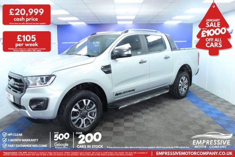 2021 71 FORD RANGER 2.0 ECOBLUE WILDTRAK PICKUP DOUBLE CAB 4DR DIESEL AUTO 4WD E