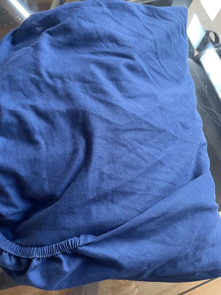 Navy Blue double bed bedding 