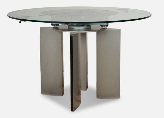 Glass Designer Table: Roland Schmitt Model K 750/E