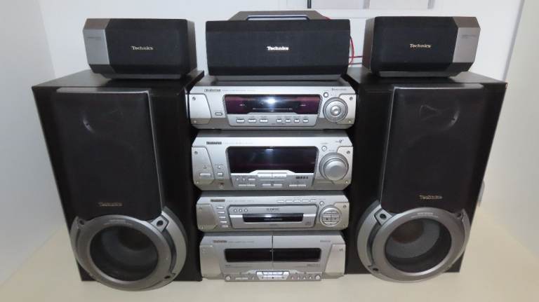 Technics EH750 Hi-Fi System Stackable Separate Components Speakers Surround Sound Retro Audio Setup