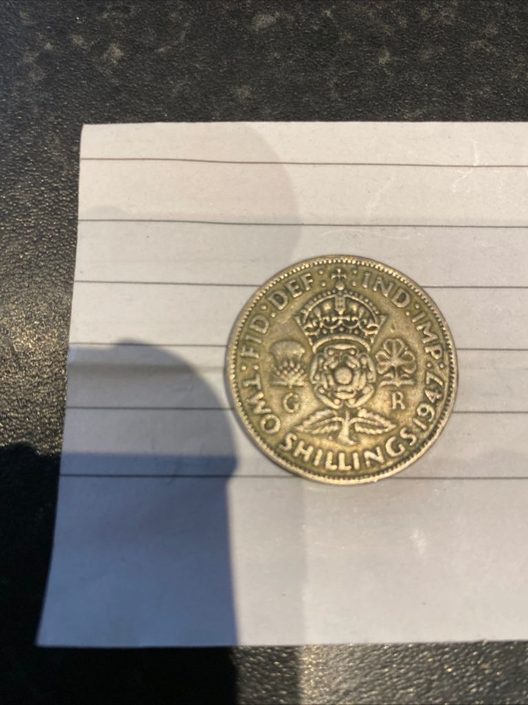 Two shilling coin