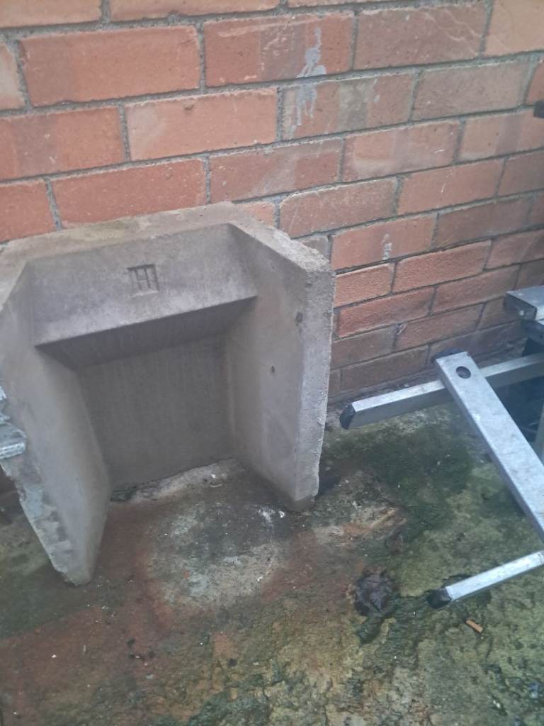Concrete Fireback heat resistance 