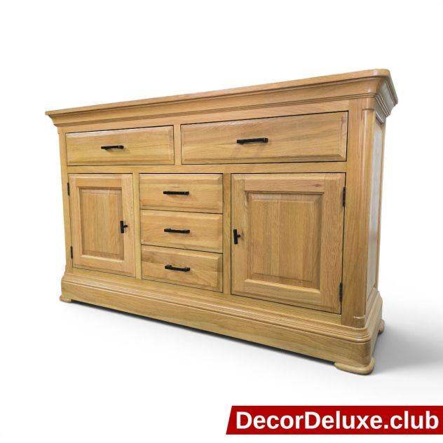 Oak Furniture Land Canterbury Large Solid Oak Sideboard - Can Deliver 026A