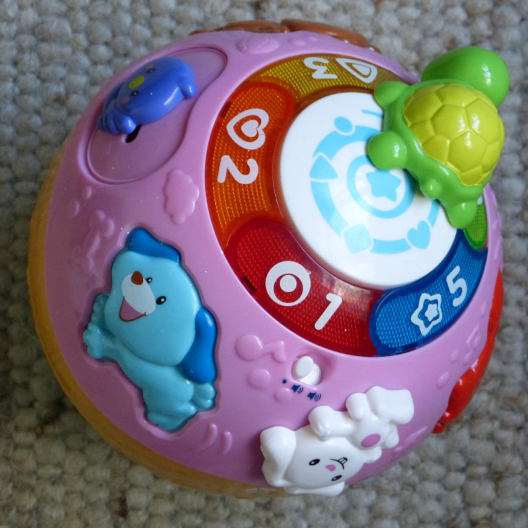 Pink vtech Crawl & Learn Bright Lights Ball