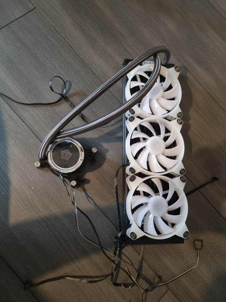 image for 360mm Rgb watercooler aio liquid cooling for gaming pc desktop computer Workstation intel i5 i7 i9