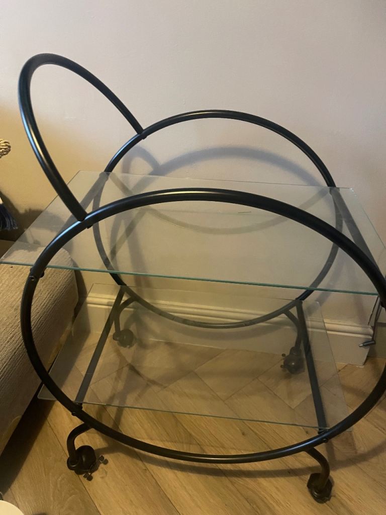 Glass Drinks Bar / Display Cabinet