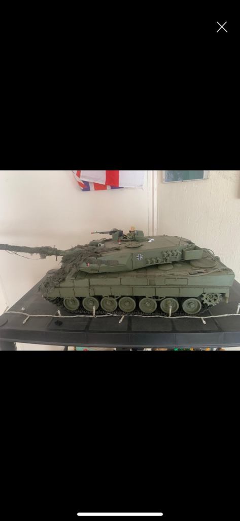 RC 1/16 scale leopard RC tank