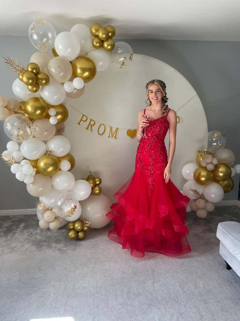 Beautiful Red Prom Dress – Only Worn for 2 Hours