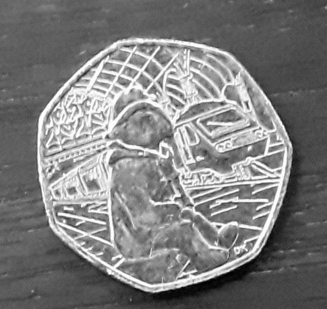 Rare and sought after 50p coins.