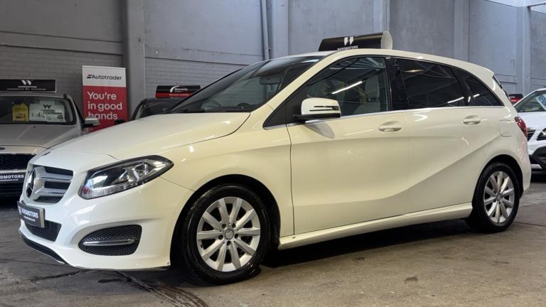 MERCEDES-BENZ B CLASS 1.5 B180 CDI ECO SE Diesel White 5dr LEATHER+LOW TAX 2015