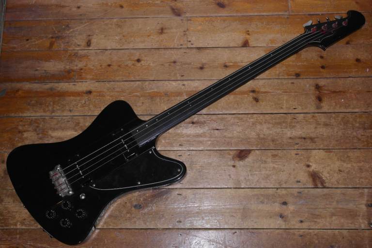 1970s John Birch fretless Thunderbird bass handmade in the UK
