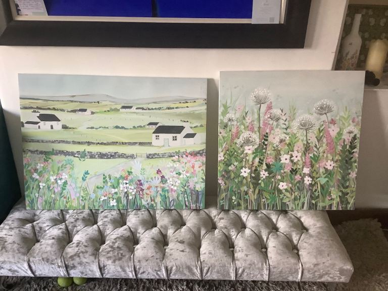 2 lovely Janet Bell Prints