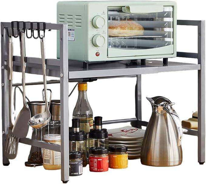 Pantanal 2 tier microwave shelf