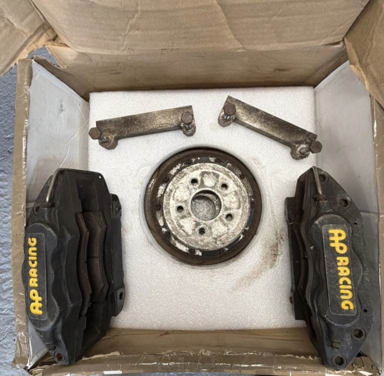 Subaru Impreza GC8 classic AP Racing 6 pot calipers and discs