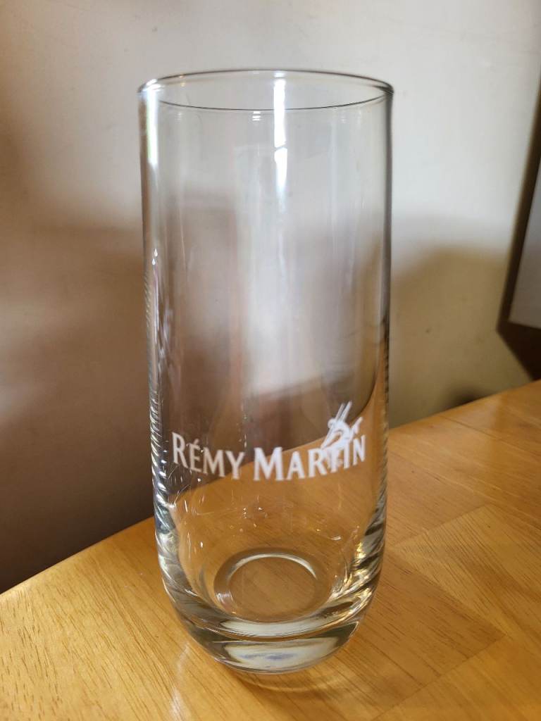 RARE Collectable Rémy Martin Logo Highball Drinking Glasses Set of 6 350ml Clear. New in box