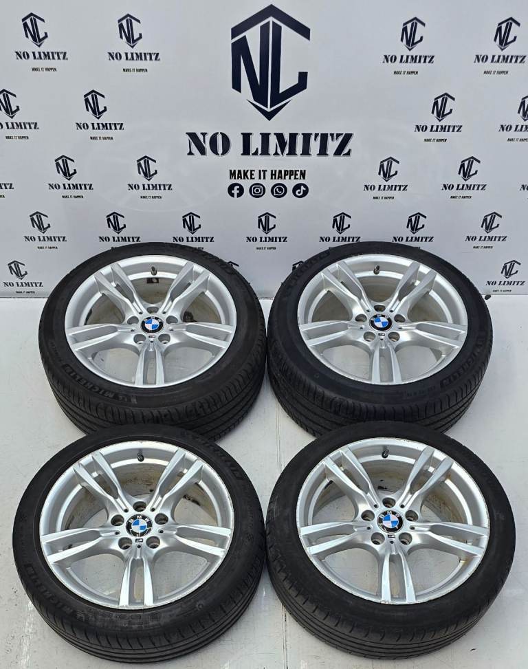 GENUINE BMW 18" 400m M-SPORT 3 SERIES 4 SERIES 5 SERIES 5x120 WITH TYRES