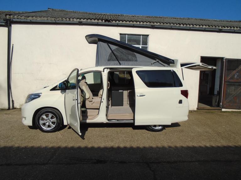 2009 TOYOTA ALPHARD CAMPER VAN ,MOTORHOME,~OFF GRID SOLAR ~FRIDGE/FREEZER