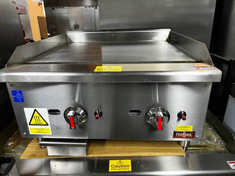 NEW CATERING FERRARA Commercial Gas Griddle – CAFE KEBAB CHICKEN RESTAURANT SHOP