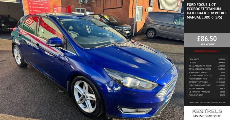 2015 Ford Focus 1.0 EcoBoost 125 Titanium 5dr HATCHBACK PETROL Manual