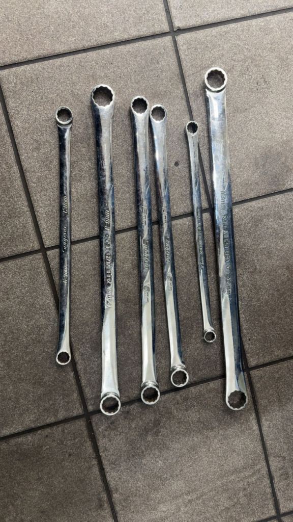Snap on tools long spanner set 
