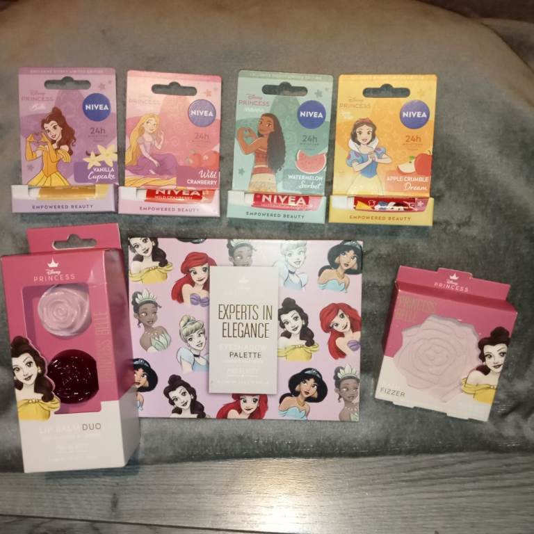 Disney Princesses Belle, Moana, Rapunzel & Snow White Face & Bath Bundle - Brand new