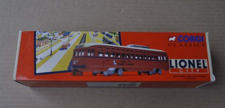 image for Corgi Lionel City American streetcar (boxed)