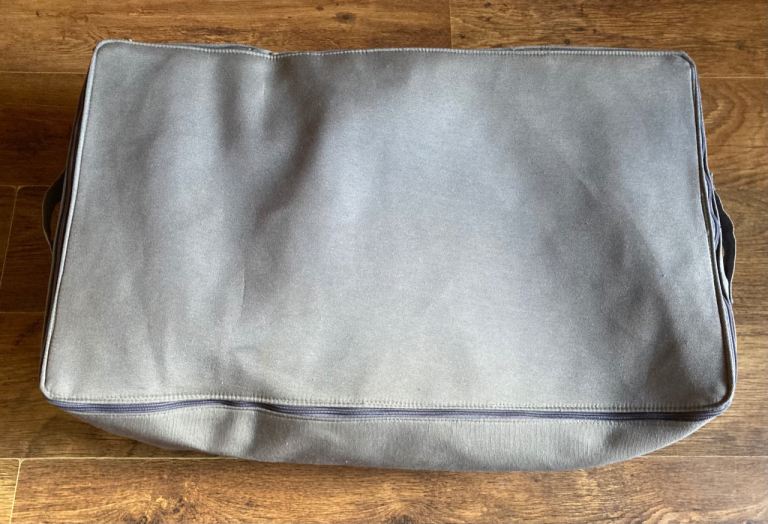 Fabric Zipped Underbed Storage Trunk with carry handles