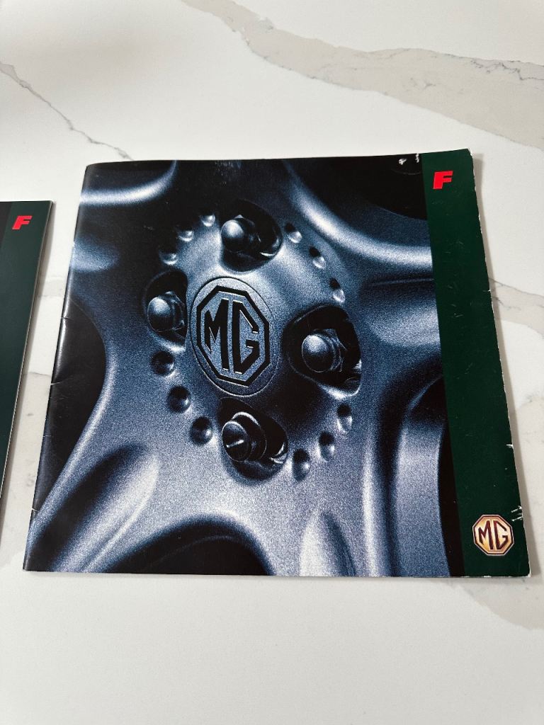 Vintage MGB Sports Car Brochure 