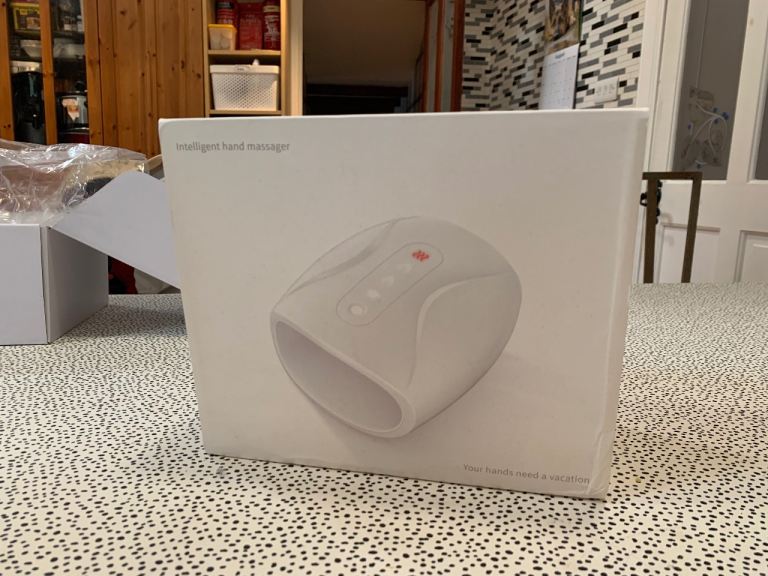 New Intelligent Hand Massager - White, Boxed