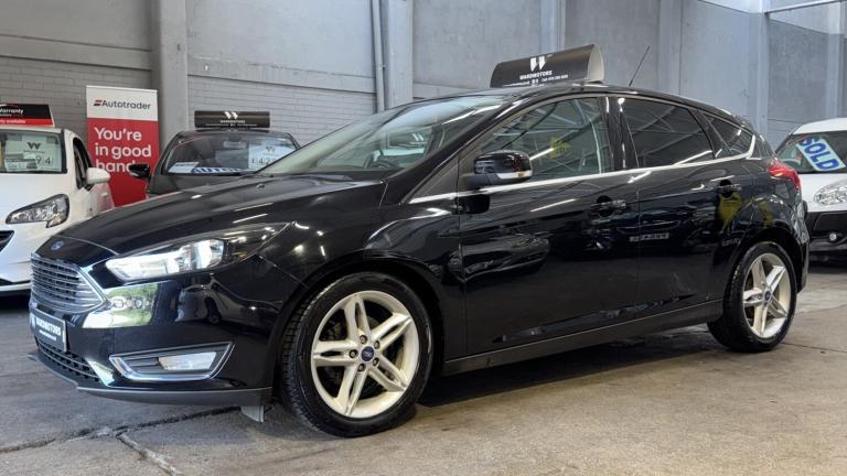 FORD FOCUS 1.0 T EcoBoost Titanium Black 5dr LOW TAX+SATNAV+BELTDONE 2015