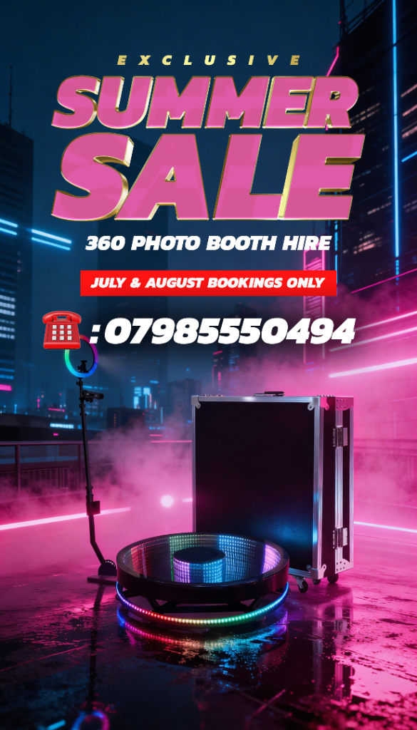 360 VIDEO PHOTOBOOTH HIRE WEDDINGS BIRTHDAYS