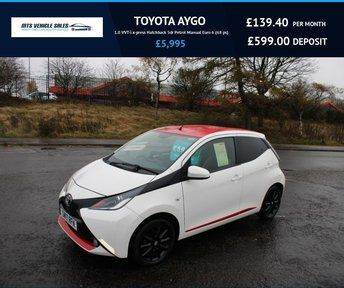  TOYOTA AYGO 1.0 VVT-i x-press 2017,Reverse Cam,Bluetooth,DAB,Cruise,Air Con,Ulez Compliant