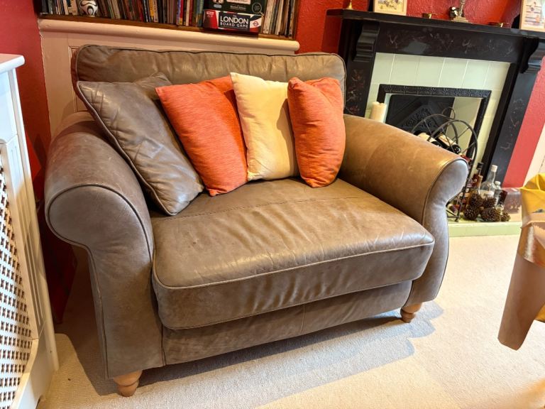 Leather 2-Seater Sofa, from Next