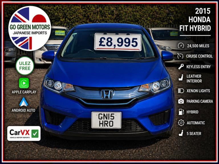2015 Honda Fit JAZZ 5 Doors Automatic 30000 miles CARVX report Apple CarPlay, Keyless  HATCHBACK ...