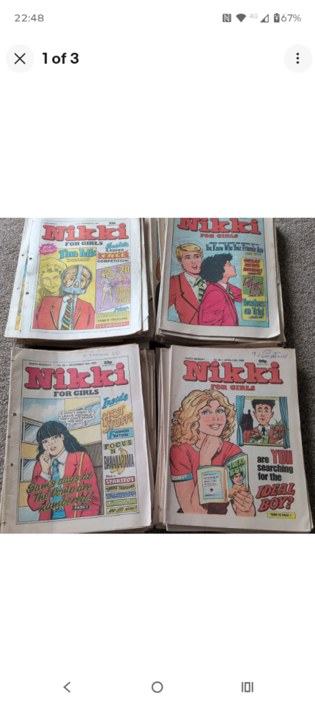 Nikki for Girls Antique Collectable Comics Bundle of 55 