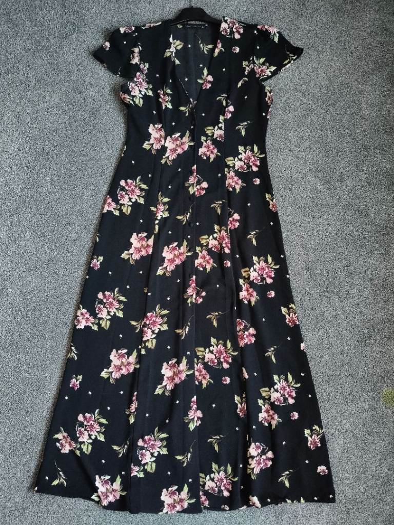 Zara maxi floral maxi dress size EUR M