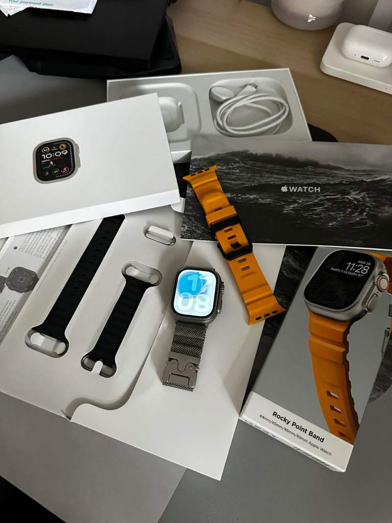 Apple Watch Ultra 2 battery 100% gps & cellular & accessories