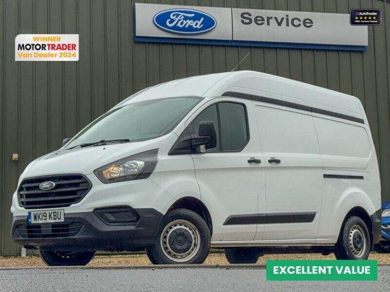 2019 Ford Transit Custom LWB L2H2 High Roof Base 300 EURO 6 Panel Van Diesel Manual