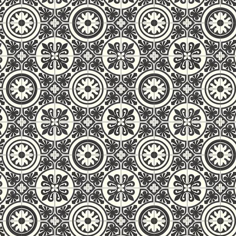 Bewley Luxury Vinyl Flooring 2m x 3m Vintage Victorian Morrocan Pattern