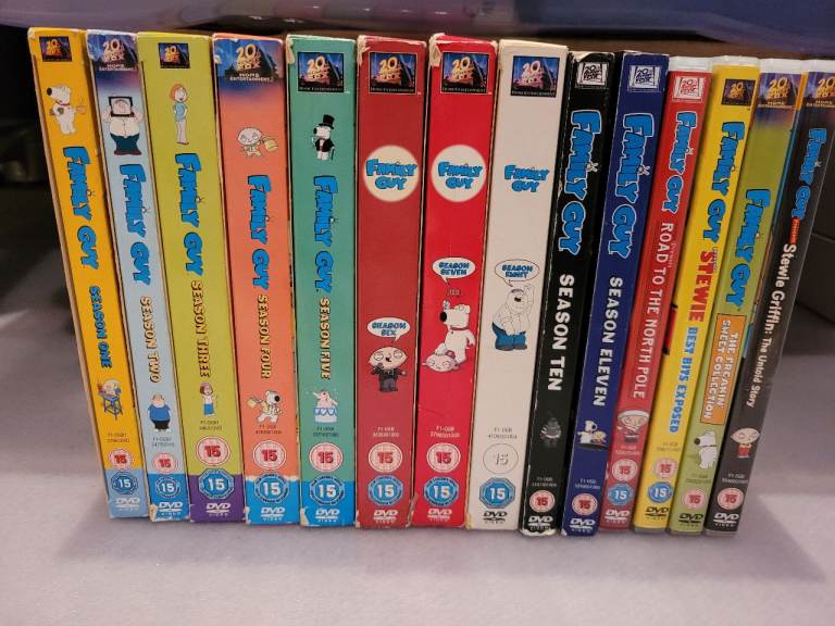 Family guy season 1 to 8 + 10, 11 and extra special editions 