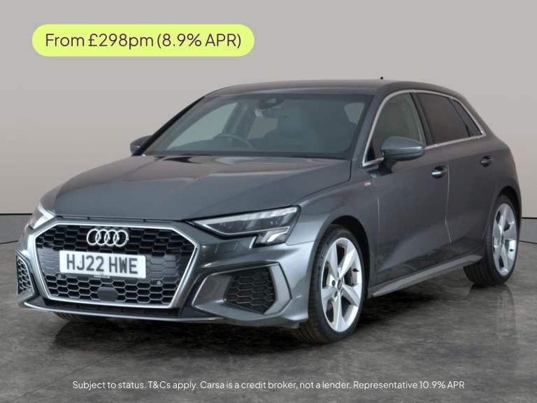2022 Audi A3 35 TFSI S Line 5dr S Tronic HATCHBACK PETROL Automatic