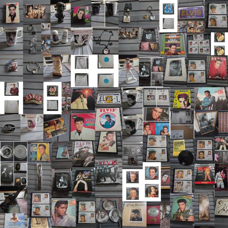 ⚡️ ELVIS FANS: Large Collection of Memorabilia Available for a Great Cause! 🕺