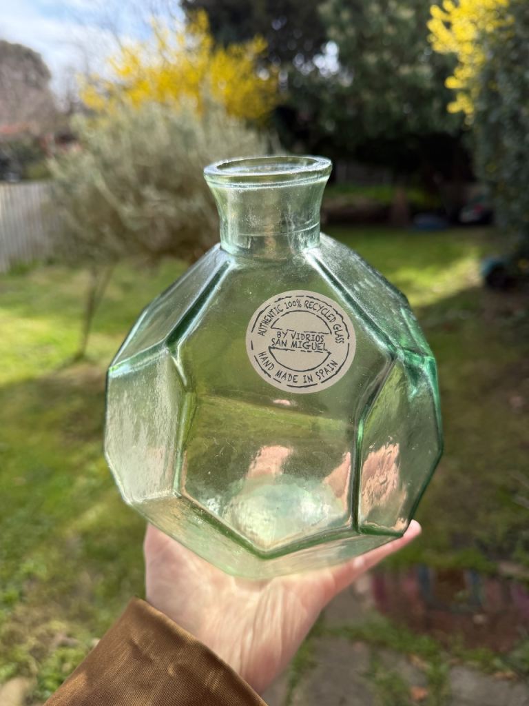 Moving Sale - Handmade glass vase